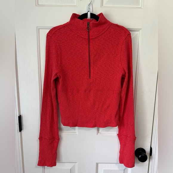 NWT We The Free Midnight Half Zip Top. Size Large. - Picture 4 of 10